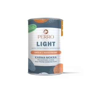 PERRO LIGHT Karma mokra KRÓLIK z warzywami 400 g