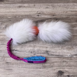 ROCK&DOG Punk Strato M Szarpak z podwójnym futrem owcy