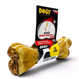 DOGY Kość do żucia z penisem wołowym 12 cm (data ważności 04.2026)