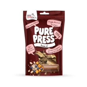 SYTA MICHA Smaczki tłoczone na zimno PURE PRESS WOŁOWINA 150 g