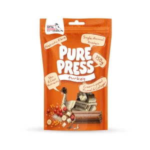 SYTA MICHA Smaczki tłoczone na zimno PURE PRESS INDYK 150 g