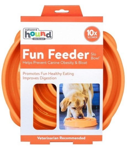 Fun Feeder miska spowalniająca dla psa orange L.jpg