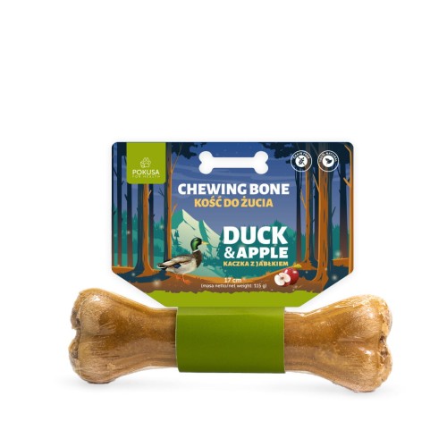 POKUSA_Chewing_Bone_Duck_Kaczka_z_jablkiem_17cm.jpg