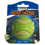 Chuckit! Max Glow Ultra Squeaker Ball M - piłka 6,5 cm świecąca z piszczałką
