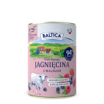 BALTICA Jagnięcina z malinami Mokra karma dla psa 400 g
