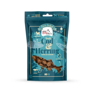 SYTA MICHA Fish & Seafood  DORSZ i ŚLEDŹ przysmaki 80 g