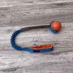 ROCK&DOG Punk Leather Strato Szarpak na amortyzatorze z piłką i skórą